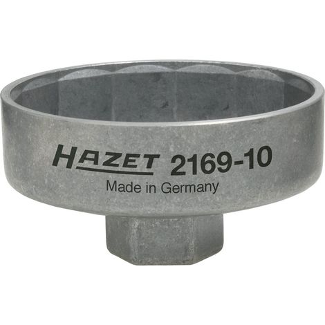 Clé pour filtres à huile 2169-10 ∙ Carré creux 3/8 pouce (10 mm) ∙ Profil à 14 pans extérieurs ∙ Taille 74 mm (1/2)