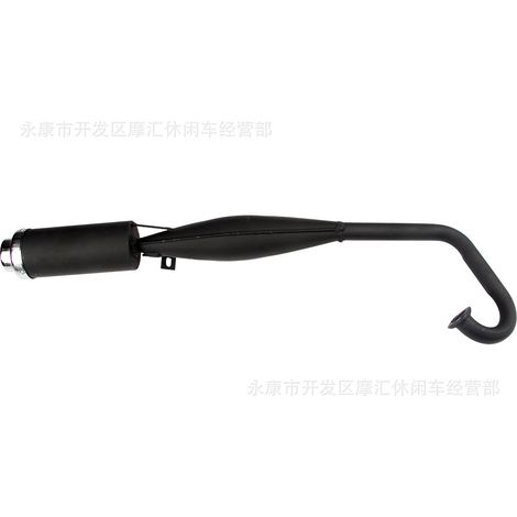 Mini Motorcycle Accessories 47/49CC Small Medium Sports Bike 2-Stroke Engine Exhaust Pipe Muffler Steel Plate (1/5)