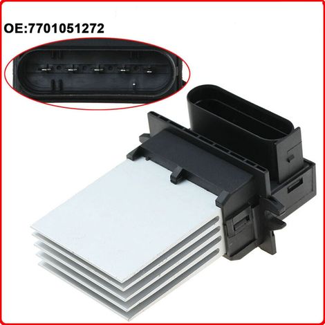 Resistance Moteur Ventilateur - 7701051272 - Pour Renault Clio II BB0 CB0 Thalia LB0 Avec Climatisation - 2 Pièces (1/5)
