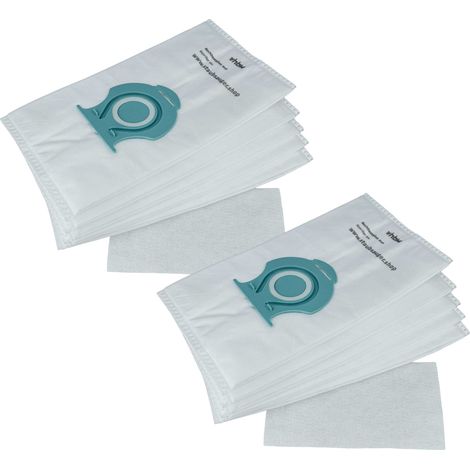 vhbw Set de 12 uds. (filtro + bolsa) compatible con Miele Guard S1 Parquet Flex Serie, S1 Junior, S1, L1 Terrarot, L1 Silence aspiradora (1/4)