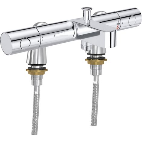 Mitigeur baignoire thermostatique GROHE Grohtherm 800 Cosmopolitan 1/2 avec colonnettes Idro'Flex (1/4)
