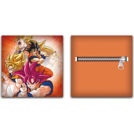 Coussin en Peluche avec poche Dragon Ball Z - Tous les Personnages - 35x35 cm (1/2)