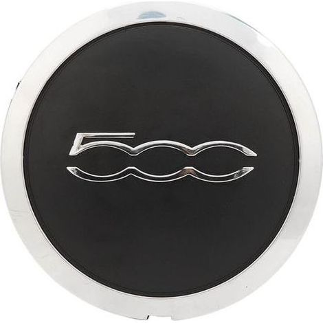 Capuchon de moyeu de roue central avec garniture chromée 68078419AC Capuchon de moyeu de roue résistant à la chaleur pour FIAT 500 (1/4)