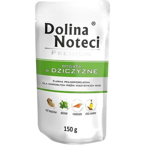 Dolina Noteci Premium cibo umido per cani ricco di selvaggina 30x150g (1/2)
