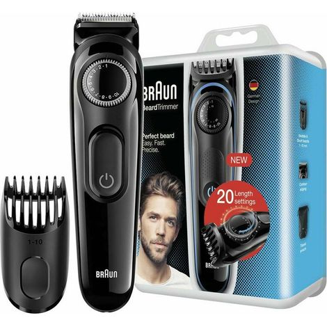 Braun BT3000 rasoio da barbiere ergonomico nero