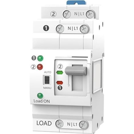 1 Stück ATS Dual Power Automatischer Transferschalter 2P 63A 220V Power Automatic Transfer Switch (1/4)