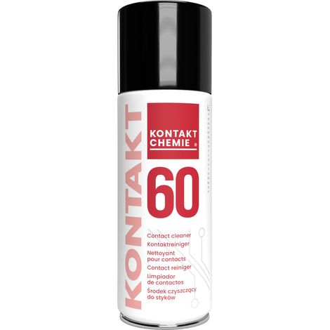 Nettoyant pour contacts électriques Kontakt Chemie KONTAKT 60, Aérosol 400 ml pour Contacts électriques ( Prix pour 1 ) (1/2)