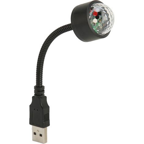 Plafonnier USB projecteur étoiles en aluminium pour voiture, décoration lumineuse de nuit pour chambre, bar et fête (1/5)