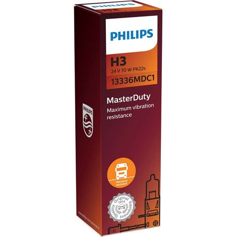 Ampoule pour éclairage avant H3 24V Master Duty Philips