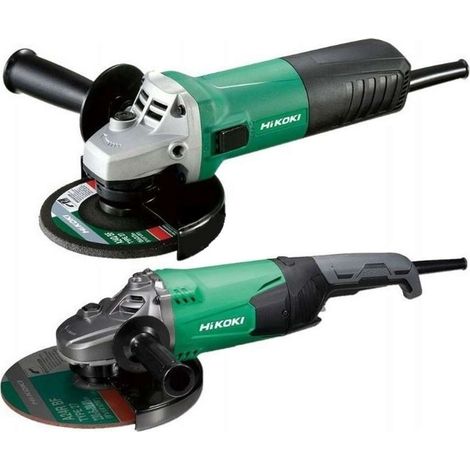 Winkelschleifer-Set Hikoki G13SR4+G23SW2