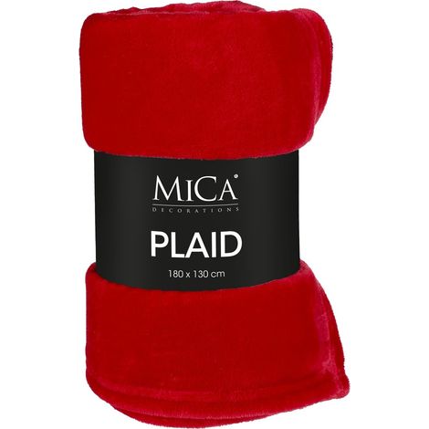 Mica Decorations Plaid Rouge H1xl130xL180cm (1/5)