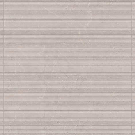 Carrelage effet Pierre 3D Gris Silver Curve 100x33,3x0,98 cm Torvane - Mur intérieur (vendu par carton de 1,67 m²) - RO'MA CARRELAGE