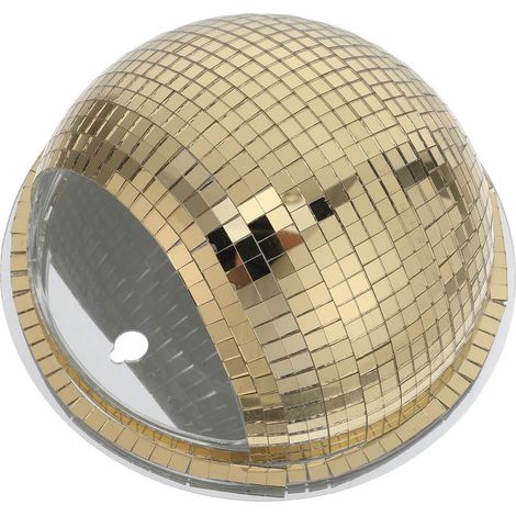 Goldene Disco Vase aus Acryl und Glas Platzsparend und