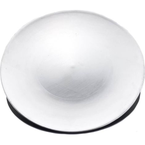 Sagaflor – Assiette décorative de Noël ronde – Plastique, dessus argenté, dessous noir, Ø 33 cm