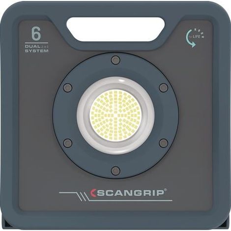 Nom de la lampe de travail rechargeable NOVA 6C+R 37 W 600-6000 lm