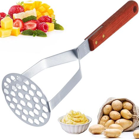 presse Pure De Terre En Acier Inoxydable Manuel Craseur Haut De Gamme Pour Les Pommes Puree De Terre Et Les Lgumes Avec Poigne Antidrapante, Outil (1/5)