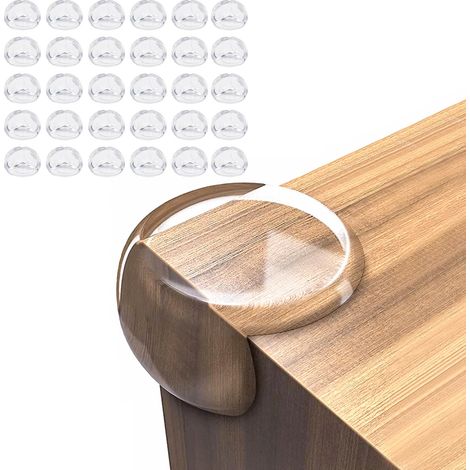 30PCS Coin de Table Protection Bebe, Protection Coin de Table bébé Protege Coin de Table Bebe Protection Angle Bebe Protection Meuble Bébé pour Berceau, Cheminée, Escaliers (1/5)