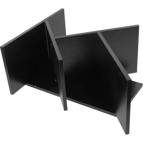 de bureau en bois noir Solution de rangement polyvalente (1/5)