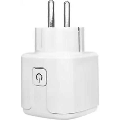 Prise connectée Tuya WiFi Bluetooth 16A avec minuterie et fonction de contrôle de la consommation électrique (prise européenne). (1/5)