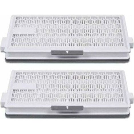 Lot de 2 filtres HEPA Airclean Plus 50 pour aspirateur Miele Complete C3 Powerline, S8340,Air Clean SF-HA 50 pour Complete C2 C3 Compact C1 C2-2,Lot de 2 pièces de rechange (1/5)