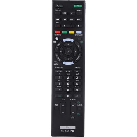 Stilvolle Ersatzfernbedienung (1 Stück) für Sony LCD LED Smart TV RM-ED047