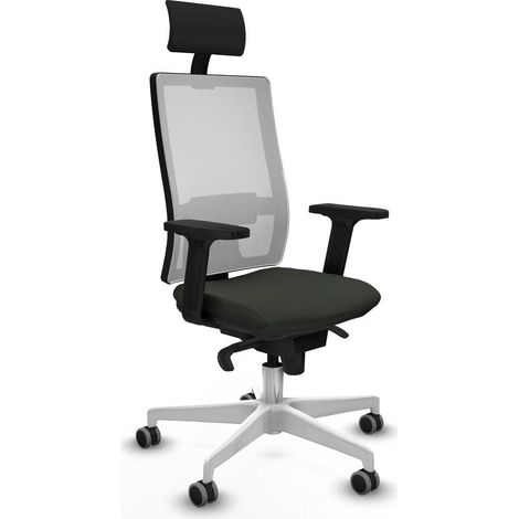 Piqueras y Crespo Horna Silla de oficina negra confortable (1/3)