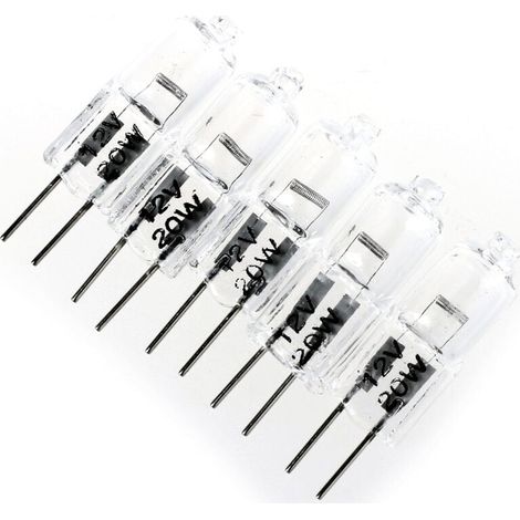 5 X G4 20W 12V Ampoule Halogene Ampoules de Lampe