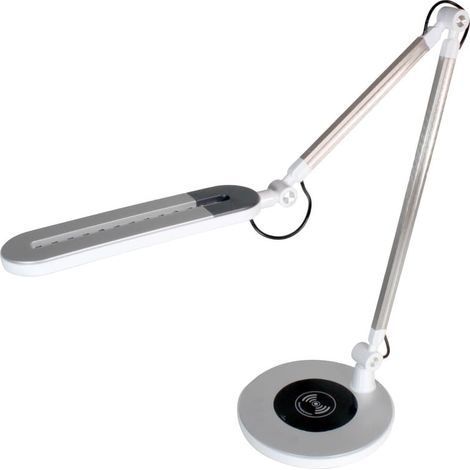 Flexo LED “Lul” con cargador wireless (10W 3CCT 550lm) color blanco (1/5)