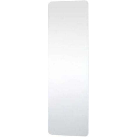 Miroir mural autocollant 150 x 50 cm – Feuille miroir en PET incassable – Installation facile sur surfaces lisses – Design discret 0,2 cm