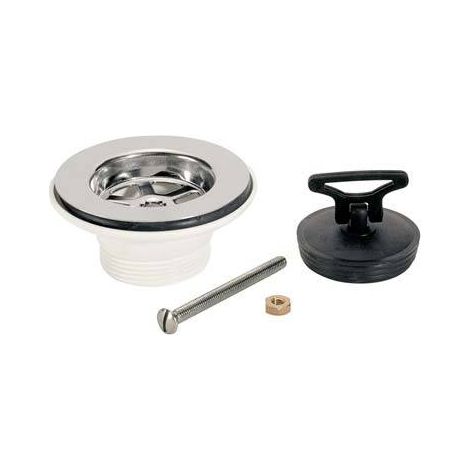 EDELSTAHL-ABFLUSS SINKVENTIL 1"1/2