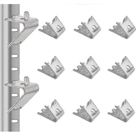 Lot de 12 clips en acier inoxydable pour étagères de congélateur, support de réfrigérateur, réfrigérateur commercial, épaisseur 1,5 mm, support AquaForge (1/5)