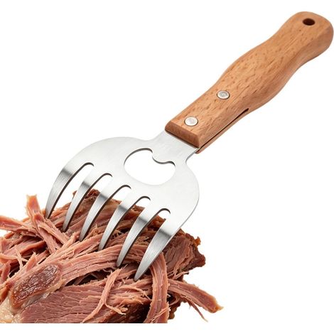 Griffes de Cuisine à Porc effiloché Long Gadget Antidérapant pour  Griffes d'ours pour effilocher la viande Pour Effilocher, Tirer, Manipuler et Servir la Dinde, le Bœuf e (1/5)