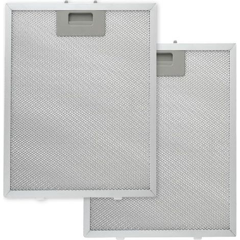 Lot de 2 Filtres à Graisse 5 Couches pour Hotte Aspirante, Filtre en Aluminium Universel 320x260 mm, Lavable au Lave‑Vaisselle, pour Cuisine Maison et Restaurant (1/5)