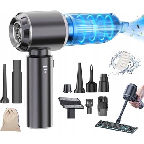 Aspiradora de coche inalámbrica portátil de alta potencia con batería de 100 W.