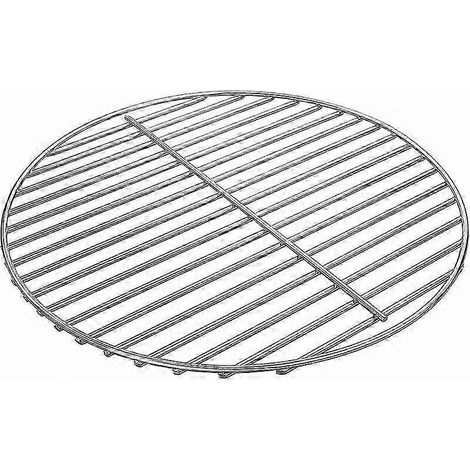 Grille de cuisson en acier nickelé brillant pour barbecue Weber à charbon de 34 cm et barbecue Weber One-Touch Bar-B-Kettle de 47 cm avec saveur fumée (1/3)