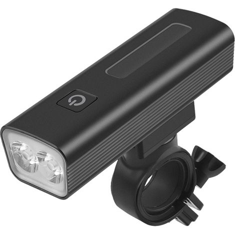 Nouvelle lampe de vélo LED T6 à forte puissance lumineuse, compatible avec les équipements de cyclisme de plein air, les VTT et les sorties nocturnes. (1/5)