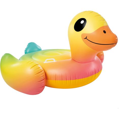 Cane Gonflable pour Enfants - 1 Unité - Vinyle Résistant - Avec Poignées et Chambres à Air - Jeux d'Eau et Piscine - Taille Standard (1/4)