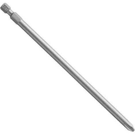 Bosch – Embout de vissage extra-dur PZ 2 145 mm – Acier modifié S2 – Pour vis cruciformes Phillips – Zone de torsion conique (1/8)