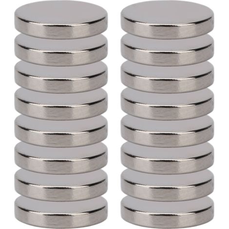 100 aimants néodyme ultra-puissants, mini ronds, aimants industriels, adaptés aux panneaux d'affichage, mesurant 8 x 1 mm / 0,3 x 0,04 pouces. (1/5)