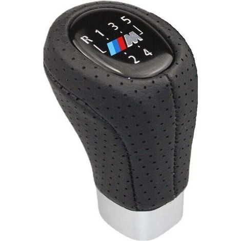 Pomello del cambio a 5 marce in legno massello per BMW Serie 3, Serie 5, X3, X5, Z4 – compatibile con i modelli da E34 a E93 (1/4)