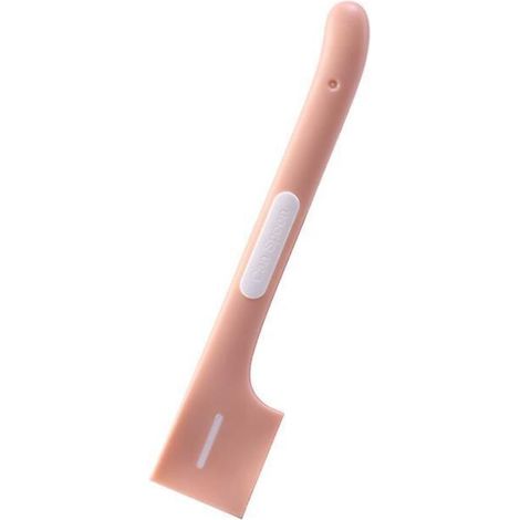 Ungiftiger rosa Katzenlöffel, ideal zum einfachen Servieren von Nassfutter für Haustiere. (1/4)