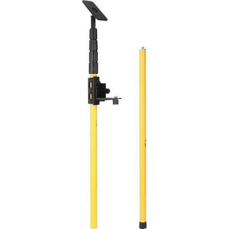 Rod of bracket of level, bracket of rod telescopic of ceiling made of aluminum alloy, bracket of level of lifting adjustable, 4 m (1/5)