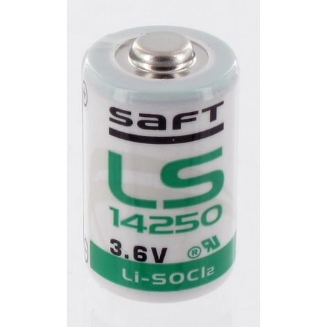 Batteria al litio Saft 3.6 v - 1/2AA LS14250 (1/5)