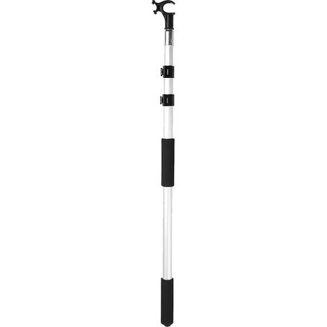 Levede Skylight Opener Telescopic Window Pole 1.1-2m Roof Window Aluminium Black (1/5)