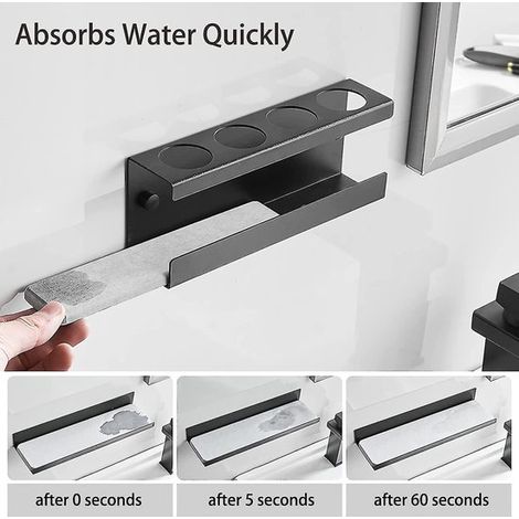 Porta spazzolino da denti - porta spazzolino da parete - porta spazzolino elettrico - porta spazzolino elettrico per bagno - custodia per spazzolino da denti - organizer per spazzolino da denti - port (1/4)