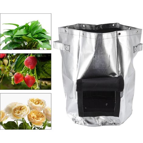 Sac de Culture pour Pommes de Terre 26L, Pot de Plantation Imperméable et Ouvrable pour Légumes et Fleurs, 7 Gallons