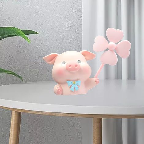 Diffuseur de parfum voiture clip ventilation, porte-bonheur cochon mignon, désodorisant auto aromathérapie, accessoire embout d'aération. (1/5)