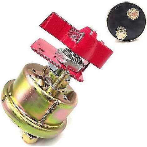Interrupteur de déconnexion de batterie universel pour chariot élévateur, excavatrice et bateau avec support de verrouillage, coupe-batterie DS (1/5)