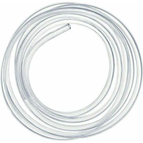 Tuyau en PVC souple transparent de 2 mètres, flexible de pression de 16 × 20 mm.