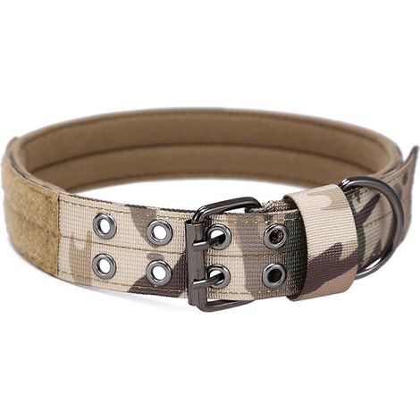 Gothic-Halsband für Katzen und Hunde, Tarnmuster, Größe L, Unisex für Jungen und Mädchen, stylisches Katzenaccessoire.